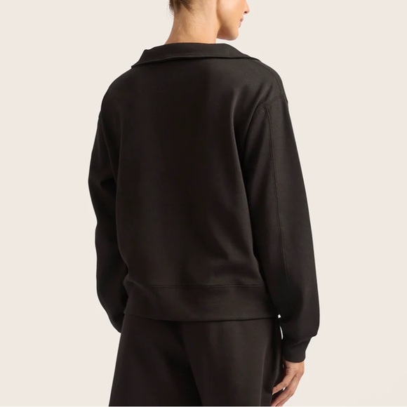 BOODY Bamboo CloudKnit Women's Quarter Zip Sweater - XS - Picture 3 of 7